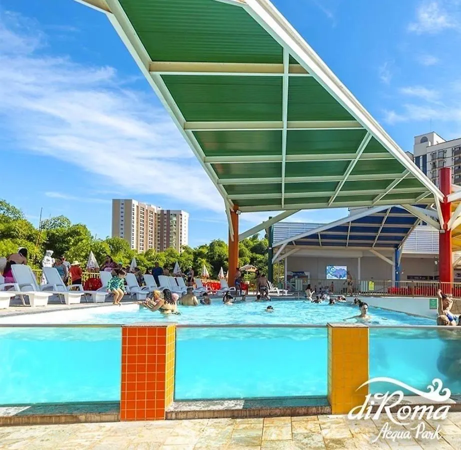 Spazzio Diroma Com Entrada Ao Acquapark Gratuito, Apartamento 840 Vista Para A Piscina Caldas Novas Hotel
