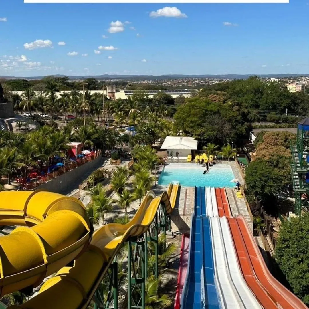 Spazzio Diroma Com Entrada Ao Acquapark Gratuito, Apartamento 840 Vista Para A Piscina Caldas Novas Hotel