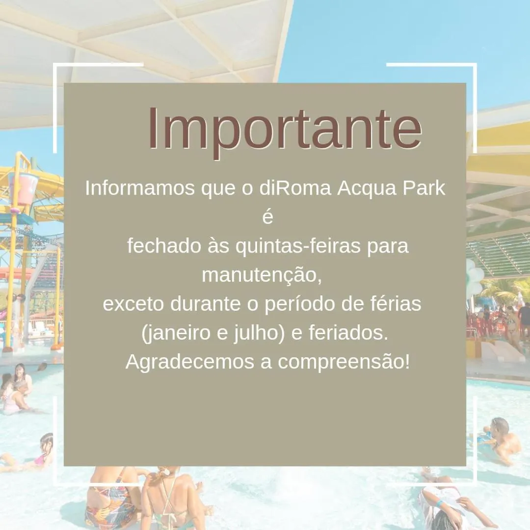 Spazzio Diroma Com Entrada Ao Acquapark Gratuito, Apartamento 840 Vista Para A Piscina Caldas Novas 4*,  Brazil