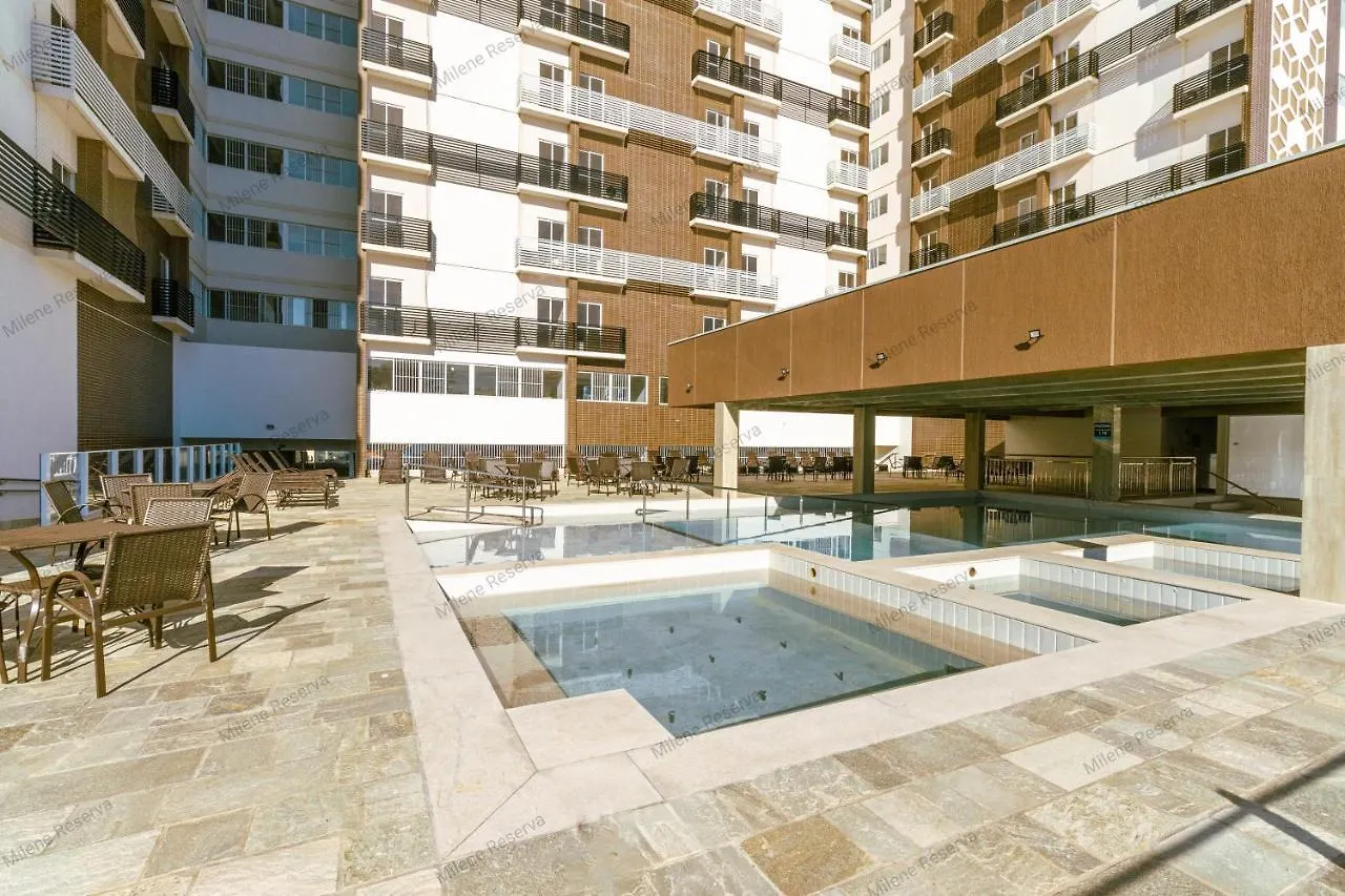 Hotel Spazzio Diroma Com Entrada Ao Acquapark Gratuito, Apartamento Vista Para A Piscina Caldas Novas