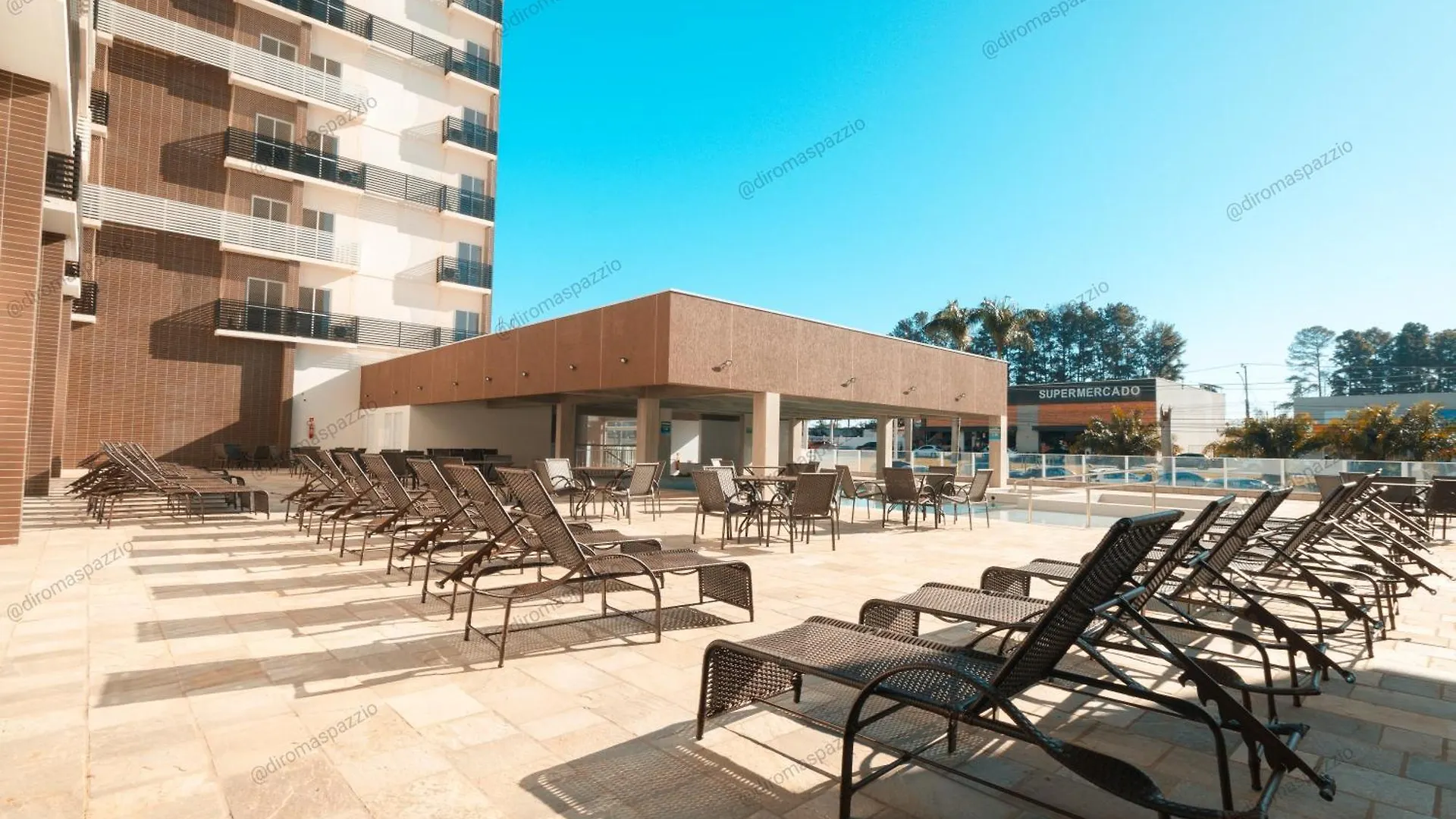 Hotel Spazzio Diroma Com Entrada Ao Acquapark Gratuito, Apartamento Vista Para A Piscina Caldas Novas