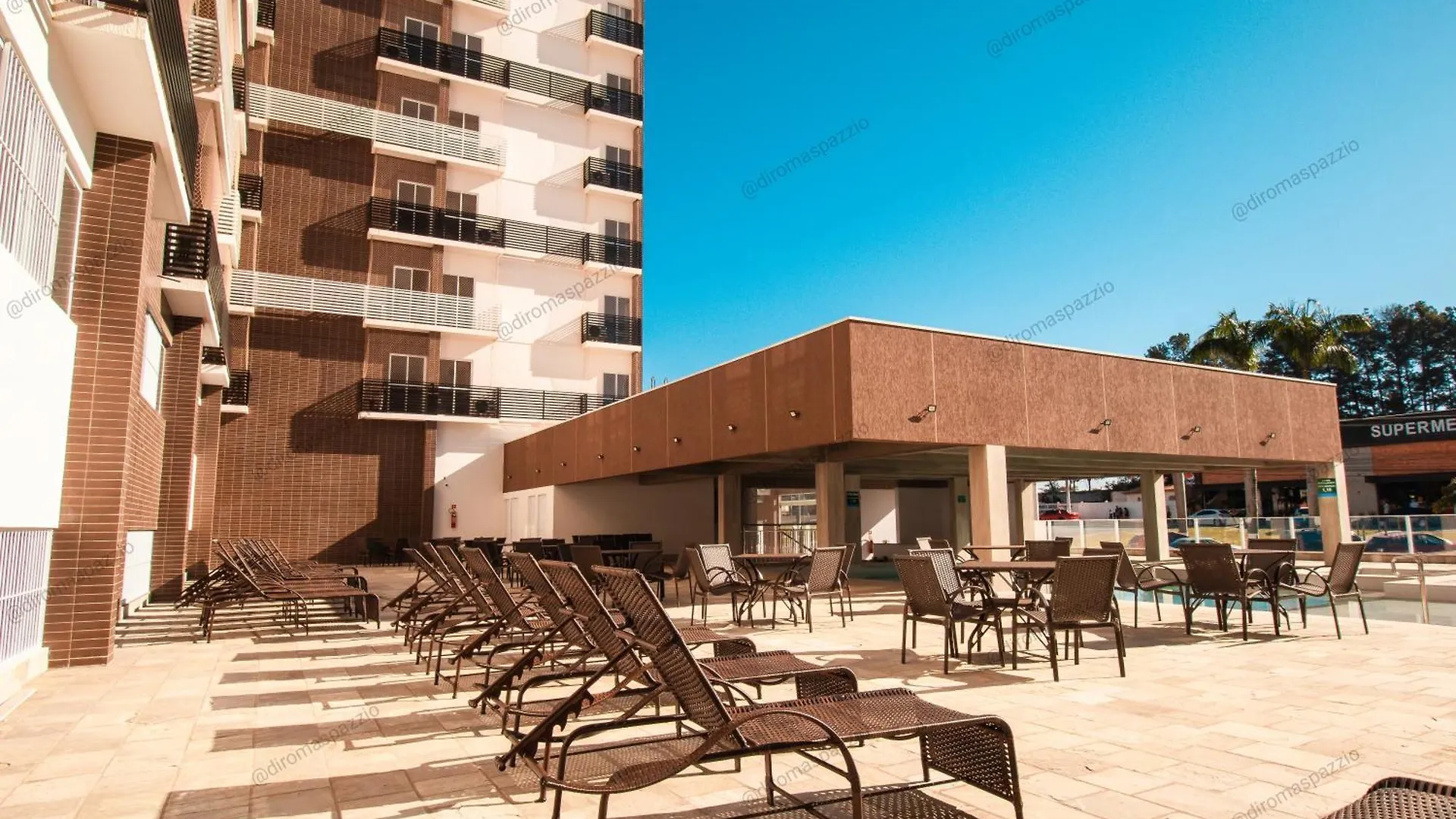 Spazzio Diroma Com Entrada Ao Acquapark Gratuito, Apartamento Vista Para A Piscina Caldas Novas Hotel